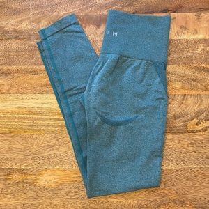 Teal NVGTN contour seamless leggings